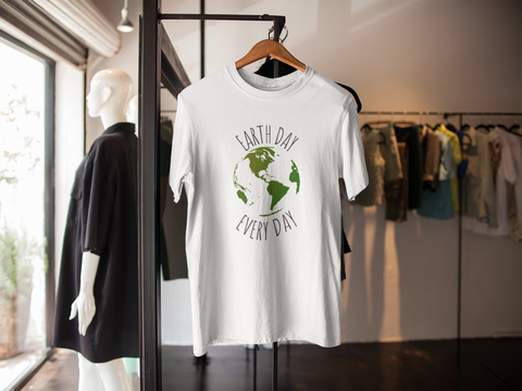 Mens Short Sleeve T-Shirt Earth Day Everyday