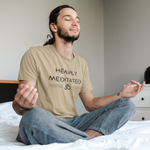 Mens Short Sleeve T-Shirt Heavily Meditated