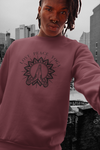 Unisex Sweatshirt Love Peace Yoga