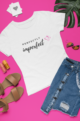Ladies Short Sleeve T-Shirt Perfectly Imperfect