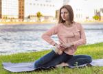 Unisex Sweatshirt Yoga Pose
